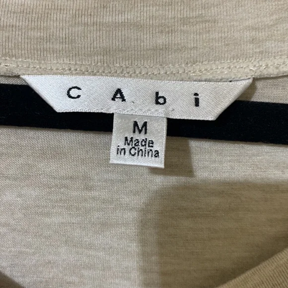 CAbi Silk Scarf Aztec Pattern Blouse 768 Medium - Picture 6 of 8